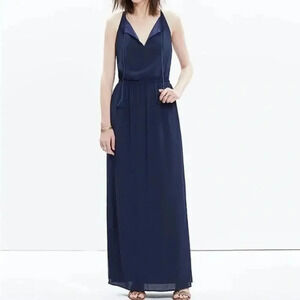 Madewell Maxi Tassel Tie Dress Size 0